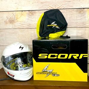 Scorpion EXO -T510 Riding Helmet White S NEW- WORN ONCE